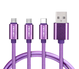 Three in one USB Cable(Type-C、Micro )